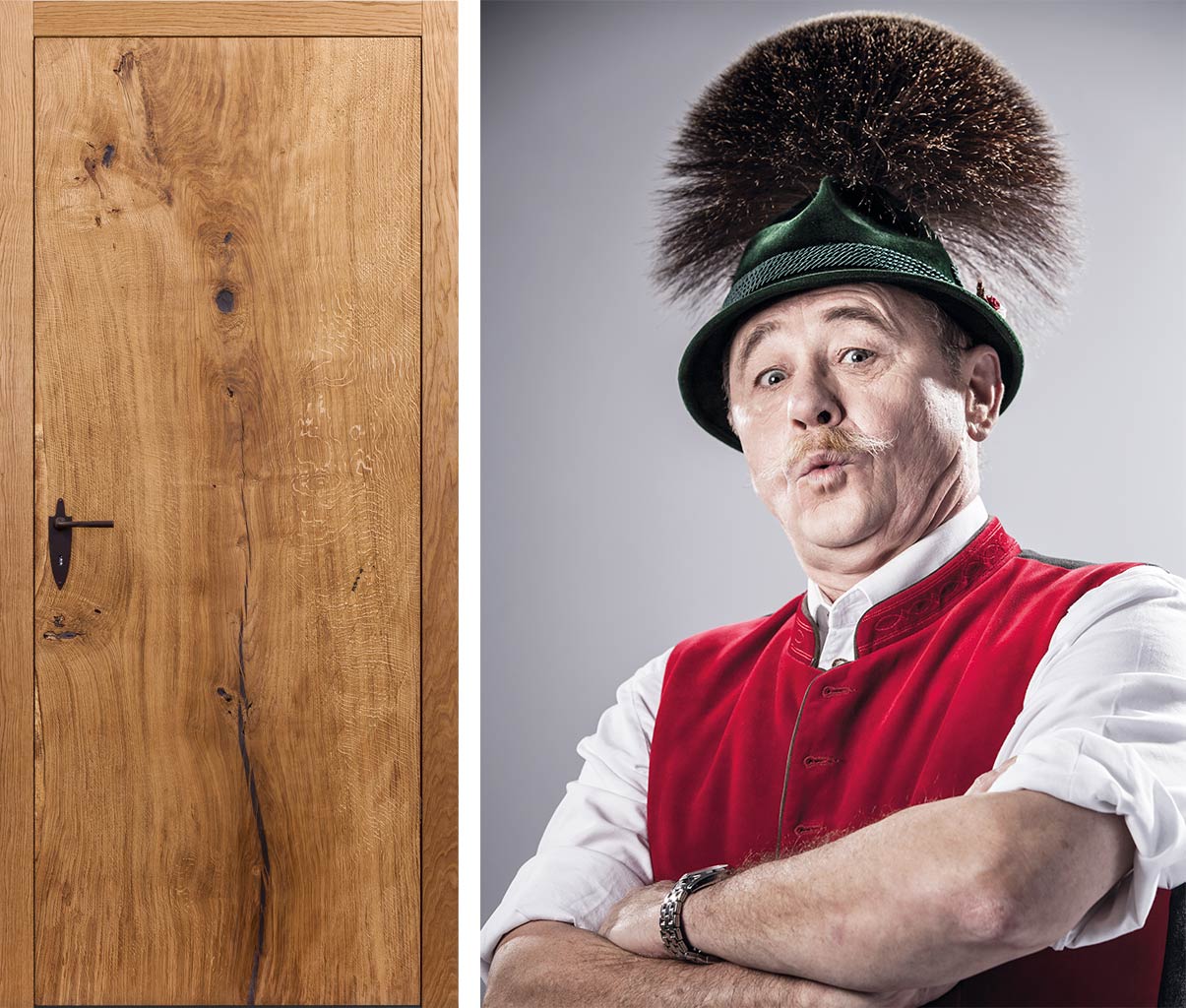 UNIKAT – Eiche gehackt, gebürstet und geölt